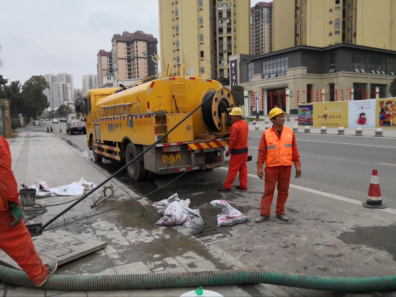 临猗排污管道清淤-管道清洗